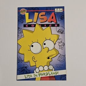 Lisa Comics #1 – Bongo Comics 1995 The Simpsons Lisa in Wordland!